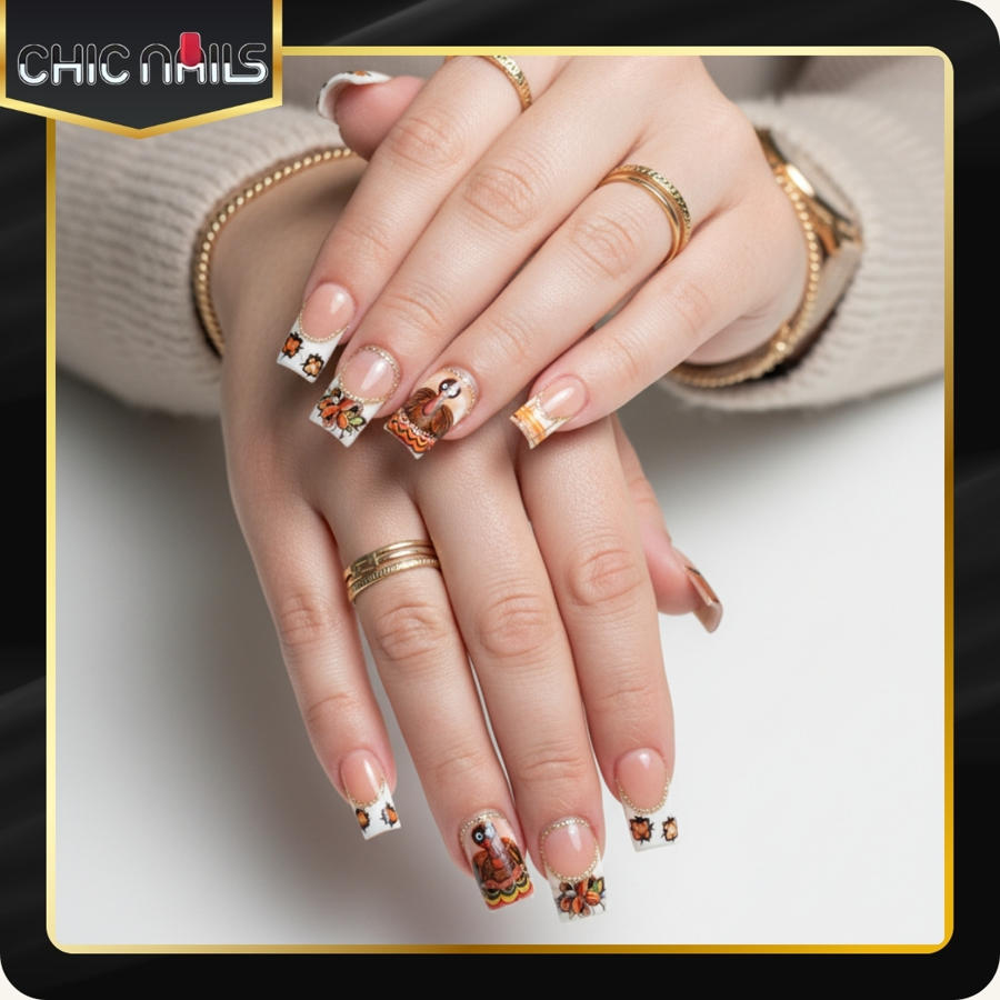 Halloween nail design